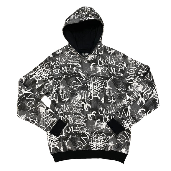 Crazy Graffiti Hoodie – Super Massive Shop